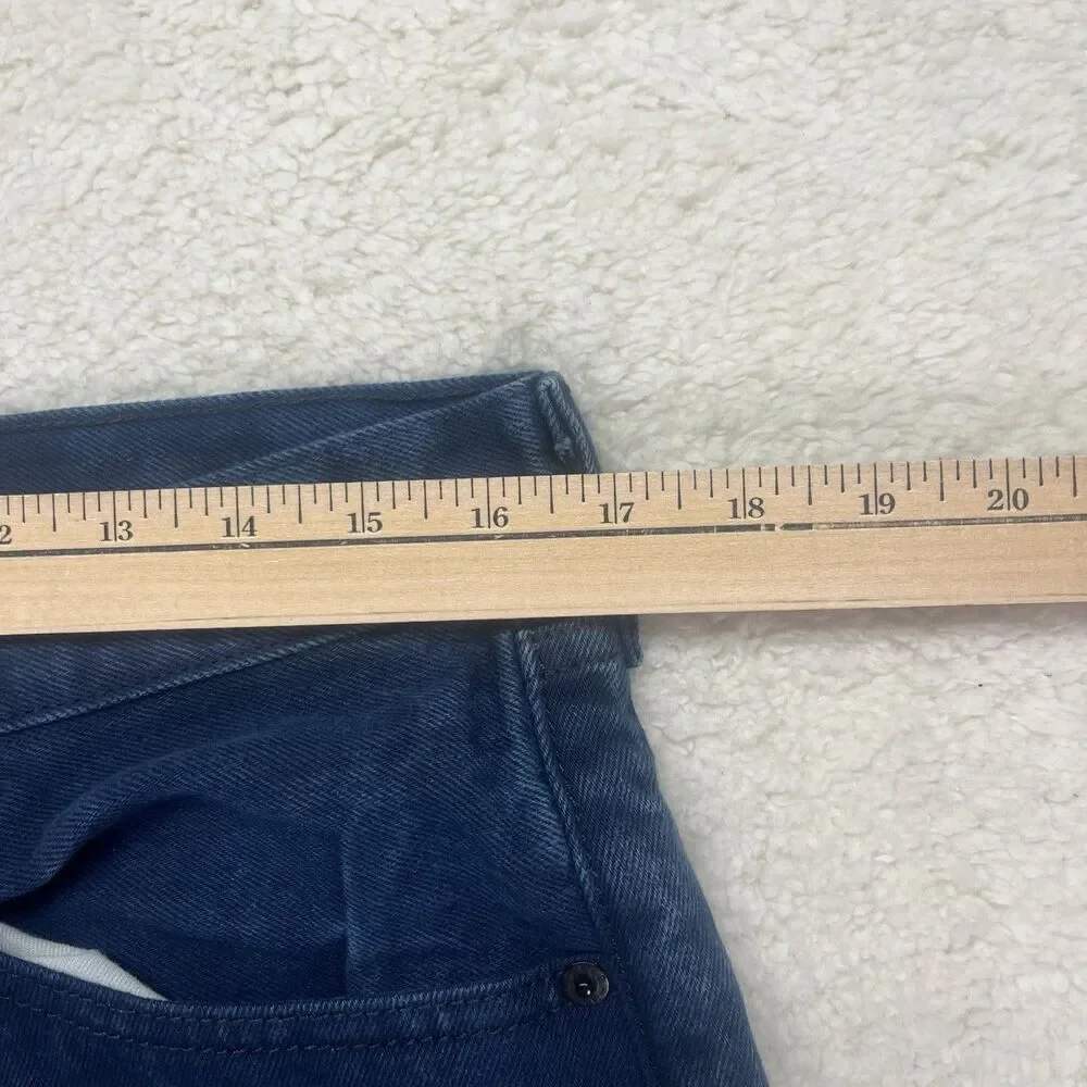 Men’s 34”x34” Navy Blue Levi’s 501xx Button Fly Straight‎ Fit Black Label Jeans